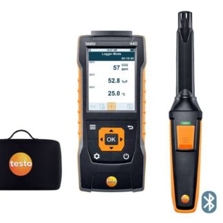 set de co₂ testo 440 con bluetooth