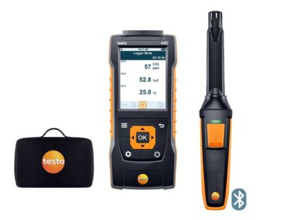 set de co₂ testo 440 con bluetooth